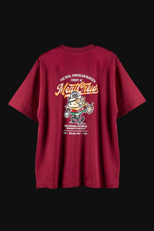 BurgerMan Burgundy Tee